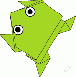 Origami Sanatı – Zıplayan Kurbağa Yapımı