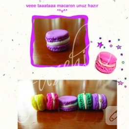 Rengarenk fimo Macaronlar