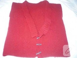 Bordo yeleğim