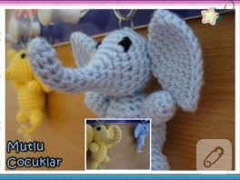 Amigurumi ile Filli Anahtarlik