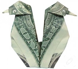 Origami dolar