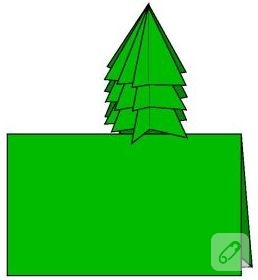 origamiyle sevimli kartlar