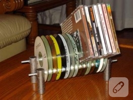 Eski Cdlerden Cd Rafı Yapımı..