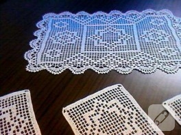dantel bardak altlığı