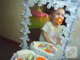 ayna ve sabun sepeti