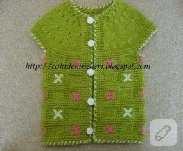 ***DESENLİ BEBEK YELEĞİ MODELİ***