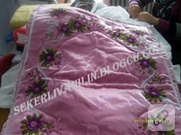 kurdele nakışı seccade