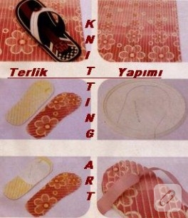Banyo paspasından plaj terliği