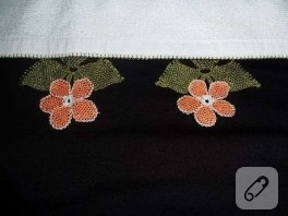 iğne oyası havlu
