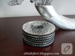 cd den bardak altlığı&sehpa süsü