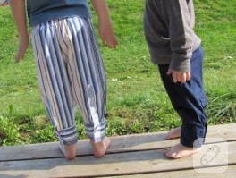 çocuğunuza gömlek kolundan pijama