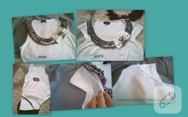 t-shirt kollandı