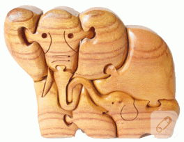 3 boyutlu ahşap puzzle’ler