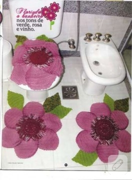 Papatyalı Banyo Takımı