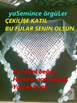 Çekiliş var kızlarrrrr!