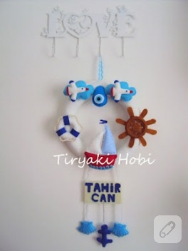 Keçe denizci kapı süsü – Tahir Can