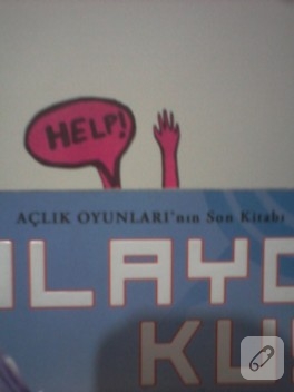 Yardım isteyen kitap ayracım