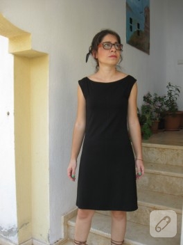 Ornitorenk Handmade küçük siyah elbise