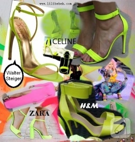 Diy – Neon sandaletler
