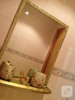 Banyo ve mutfak boncuklandı