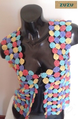 Patchwork yelek