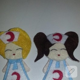 Mini mini keçe hemşirelerimiz