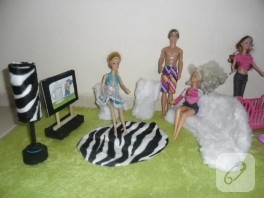 Barbie bebek evi eşyaları