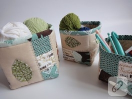Zakka Style kumaş kutu projem
