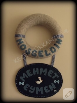 Bebek kapı süsü