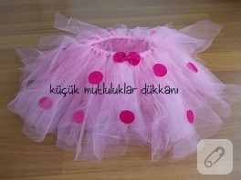 Tütü yaptım