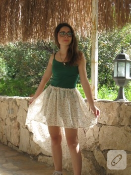 Ornitorenk Handmade’in şifon eteği