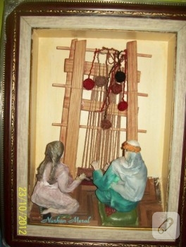 Otantik rölyef tablo çalışmam