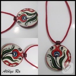 Çini desenli kolye