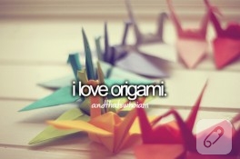 Origami turna kuşu