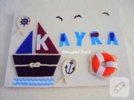 Keçe denizci pano – KAYRA