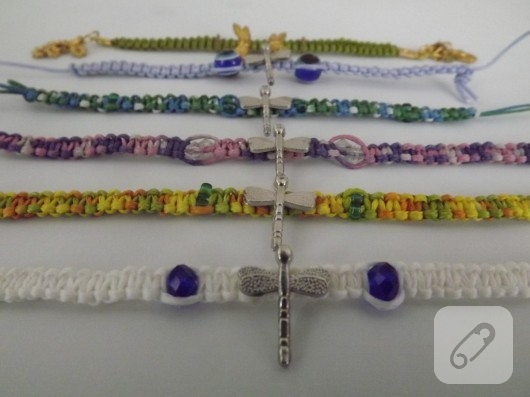 Örgü bileklik yapımı