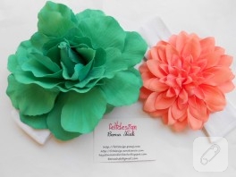 İri çiçekli bebek bantları feltdesign’dan
