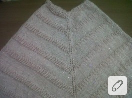 Örgü panço modeli
