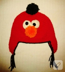 Örgü Elmo bere