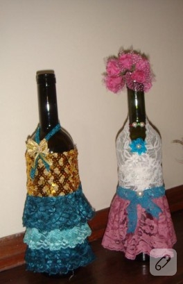 Şişeden dekoratif vazoya – 2013 yılbaşı yarışması