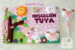 Tuya bebek anı defteri