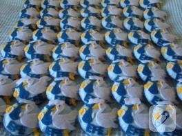 Leylek figürlü bebek şekeri