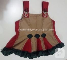 Yılbaşı bebek elbisesi