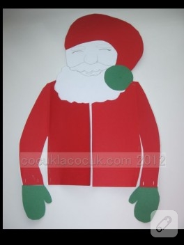 Çocuk etkinlikleri: Noel baba kartı