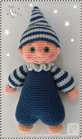 Amigurumi uykucu bebekler
