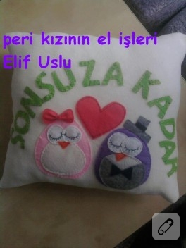 Penguenli kırlent