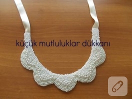 İnci yaka kolye