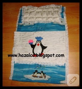 Battaniye olabilen bebek alt açma örtüsü