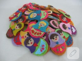 Ornitorenk Handmade’den matruşka broşlar