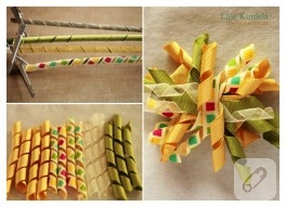 Lüle kurdele yapımı (diy Korker Ribbon)
